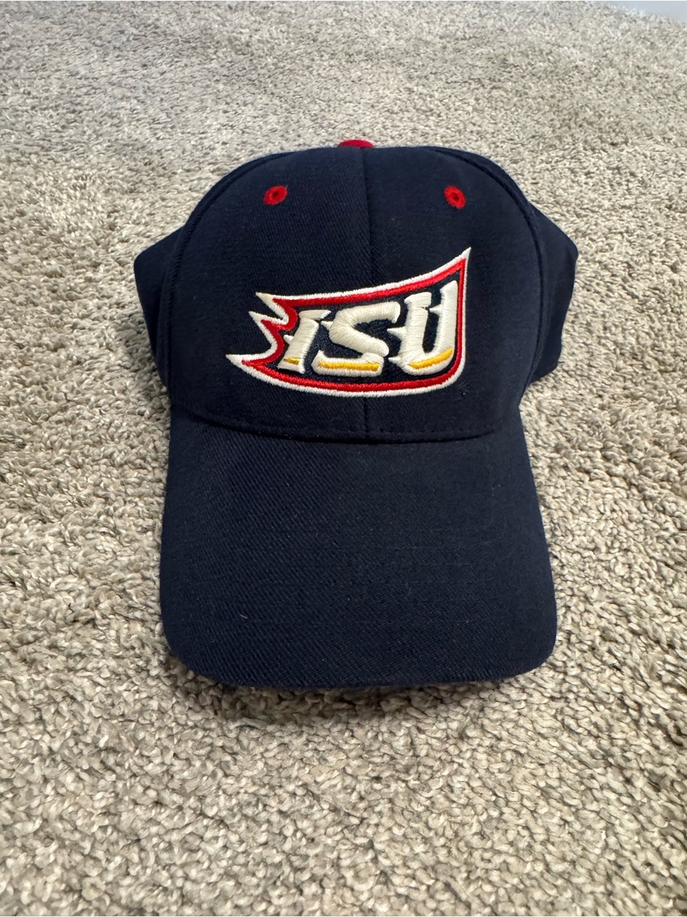 ISU Navy Embroidered Baseball Cap